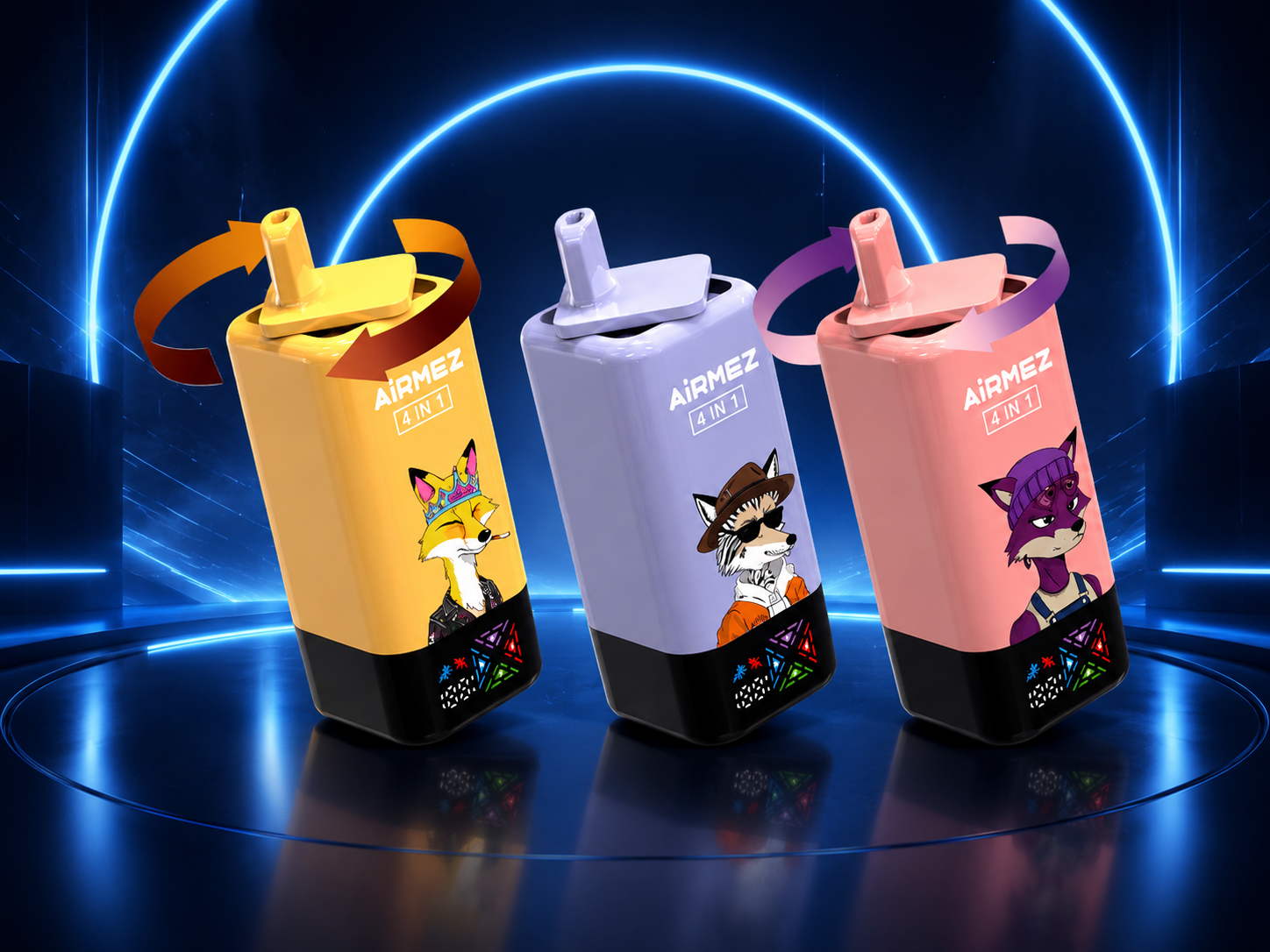 AirMez 4 in 1 Trio Einweg Vape Sortiment Deutschland